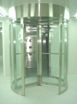 旋转门风淋室|自动旋转门风淋室